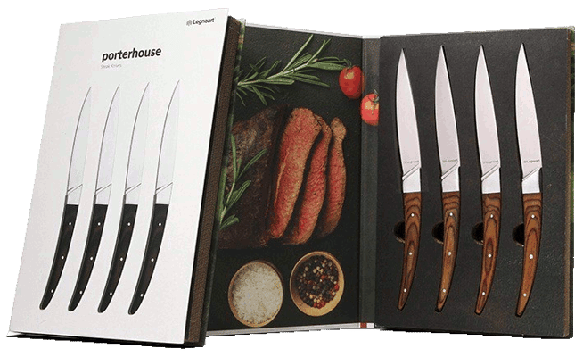 Legnoart Porterhouse steikarhnífar