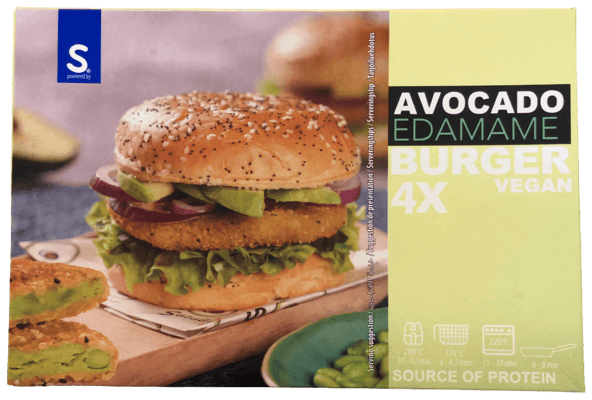 Anamma avókadó- og edamameborgari 360 g