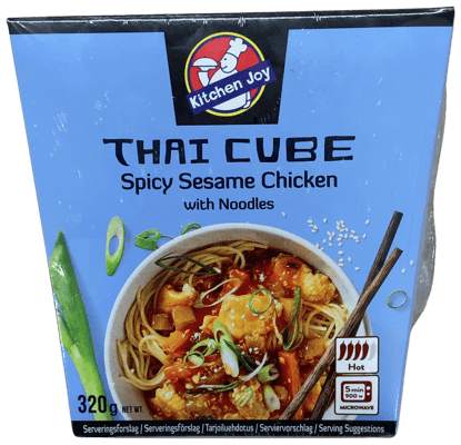 Kitchen Joy Thai Cube sterkur sesamkjúklingur með núðlum 320 g