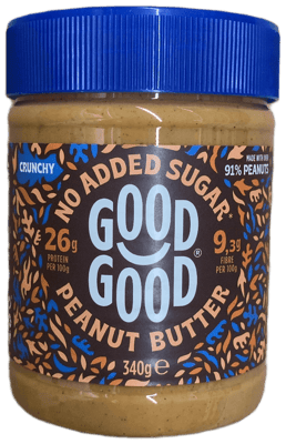 Good Good stökkt hnetusmjör án viðbætts sykurs 340 g