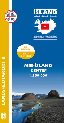 Mið-Ísland 1:200 000: Landshlutakort 8