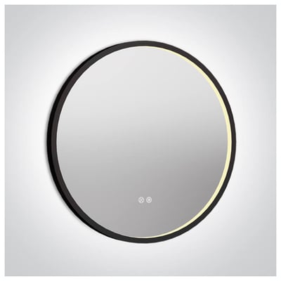 Mirror LED 20W Round Black