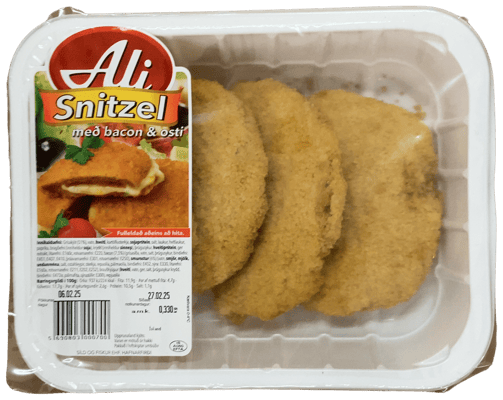 Ali Snitzel með bacon & osti 330 g