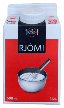 Gott í matinn Rjómi 36% 500 ml
