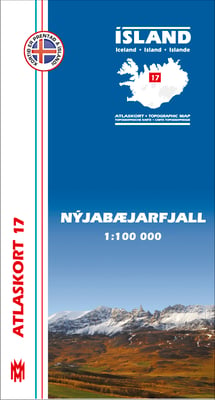 Nýjabæjarfjall 1:100 000 - Atlaskort 17
