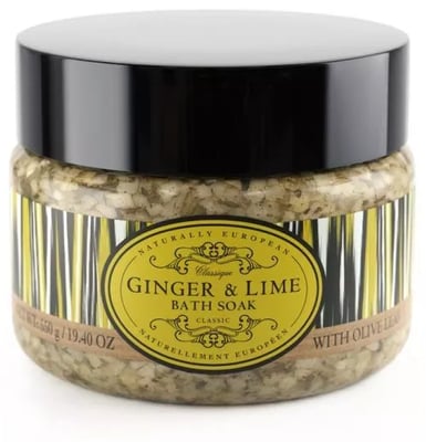 Naturally European Ginger & Lime bað salt 500 gr