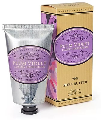 Naturally European Handáburður með Plum Violet ilm 75 ml