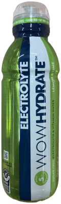 Wow Hydrate sykurlaust rafvaka- og vítamínvatn með sítrónu og límónu 500 ml
