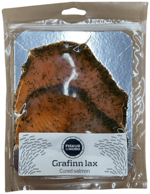 Fiskur du Nord Grafinn lax í sneiðum 134 g