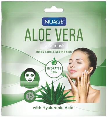 Nuage Aloe Vera & Hýalúrónsýru Andlitsmaski 1 meðferð
