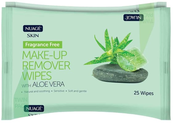 Nuage Makup Remover Wipes 2 X 25 stk