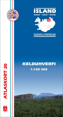 Kelduhverfi 1:100 000 - Atlaskort 20