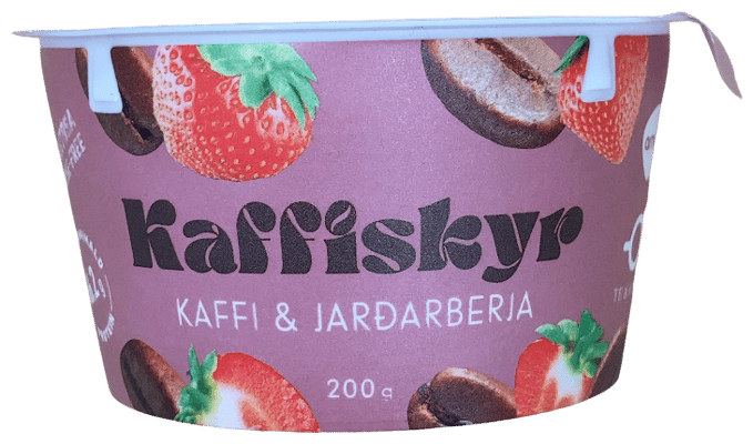 Arna Kaffiskyr Kaffi & Jarðarberja 200 g