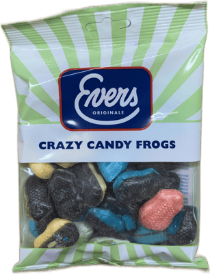 Evers Originale Crazy Candy froskar 200 g