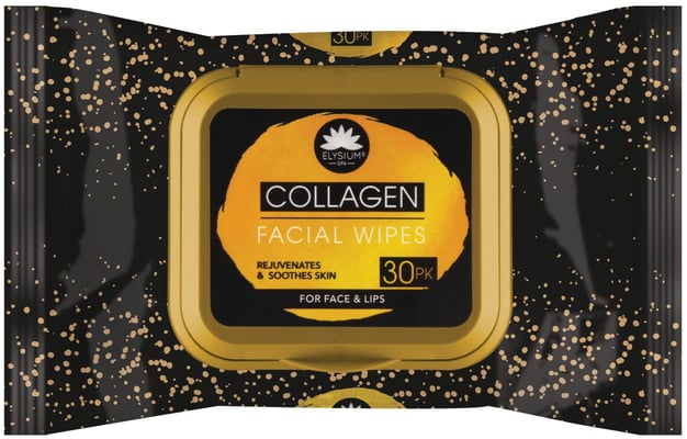 Elysium spa collagen blautþurrkur fyrir andlit 30 stk