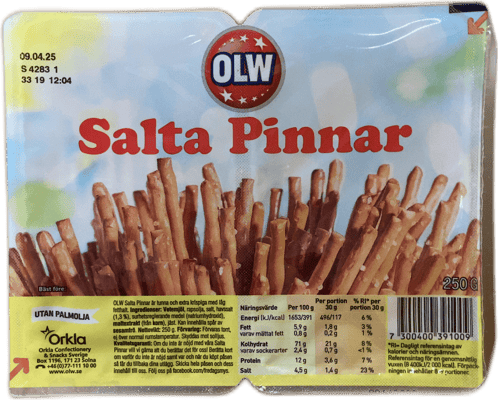 OLW Salta Pinnar 250 g