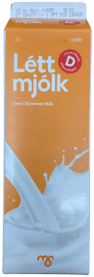 MS Létt D mjólk 1,5% 1000 ml