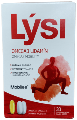 Lýsi Omega-3 Liðamín Mobility 30 dagskammtar