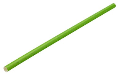 Papparör græn 250 stk í pk