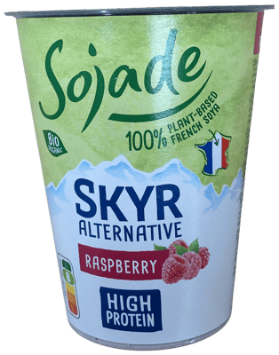 Sojade skyrvalkostur með hindberjum 400 g