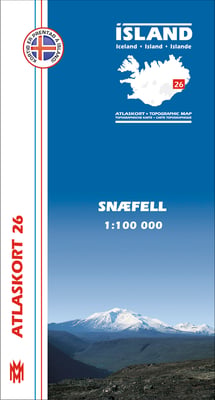 Snæfell 1:100 000 - Atlaskort 26