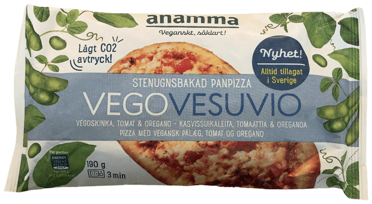 Anamma Vegovesuvio vegan pönnupítsa 190 g