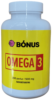 Bónus Omega 3 500 mg 200 stk