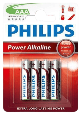 Philips rafhlöður AAA