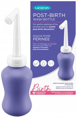 Post birth wash bottle