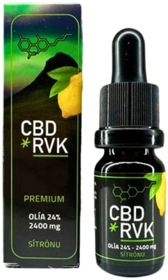 Premium CBD Olía / 24% 2400mg / 10ml / Sítrónu