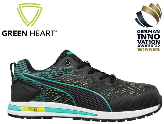 Puma Vivid Öryggisskór S1P Green Heart