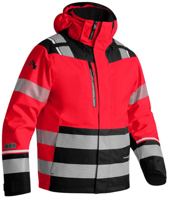 Univern Protec 2in1 heilsársúlpa HiViz rauð