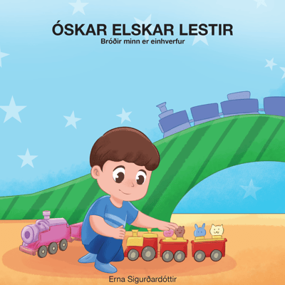 Óskar elskar lestir