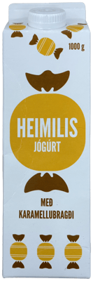 MS Heimilisjógúrt með karamellubragði 1000 g