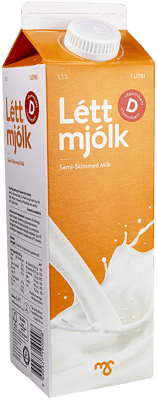 MS Létt D mjólk 1,5% 1 l