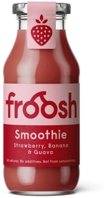 Froosh smoothie með jarðarberjum, banana og gúava 150 ml