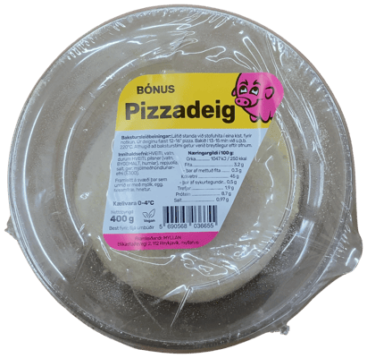 Bónus Pizzadeig 400 g