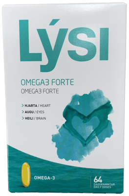 Lýsi Omega-3 Forte 64 stk