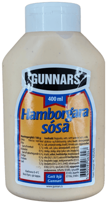 Gunnars Hamborgara sósa 400 ml