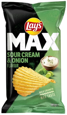 Lay's Max Sour Cream & Onion 185 g
