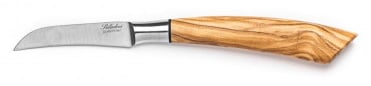 Saladini Peeling hnífur 7 cm - Ólífuviður
