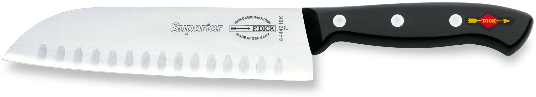 SH Dick Super Scalloped Santoku 18cm