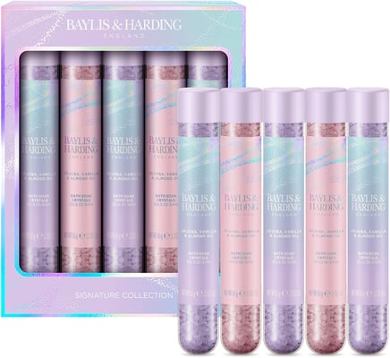 Baylis & Harding Signature Collection Jojoba, Vanilla & Almond Oil Dreamy Baðsölt Gjafasett