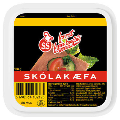 SS Skólakæfa 180 g