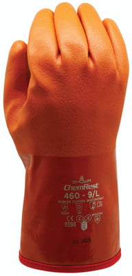 Showa hanskar 460 ChemRest, orange