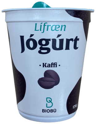 Biobú Lífræn Jógúrt Kaffi 170 g