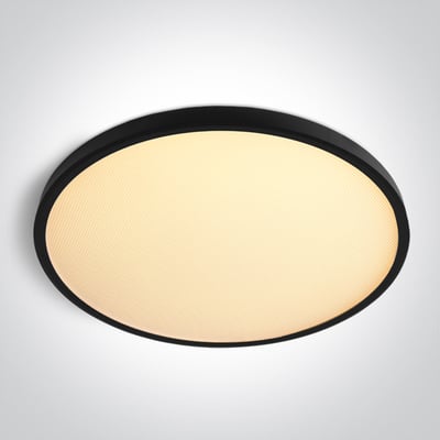 Slim loftljós svart 50cm