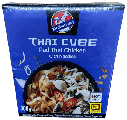 Kitchen Joy Thai Cube Pad Thai kjúklingur með núðlum 300 g