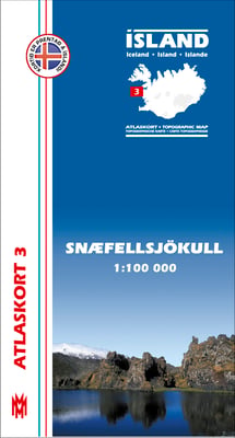 Snæfellsjökull 1:100 000 - Atlaskort 3