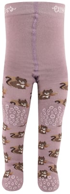 Sokkabuxur með skriðdoppum dustypink